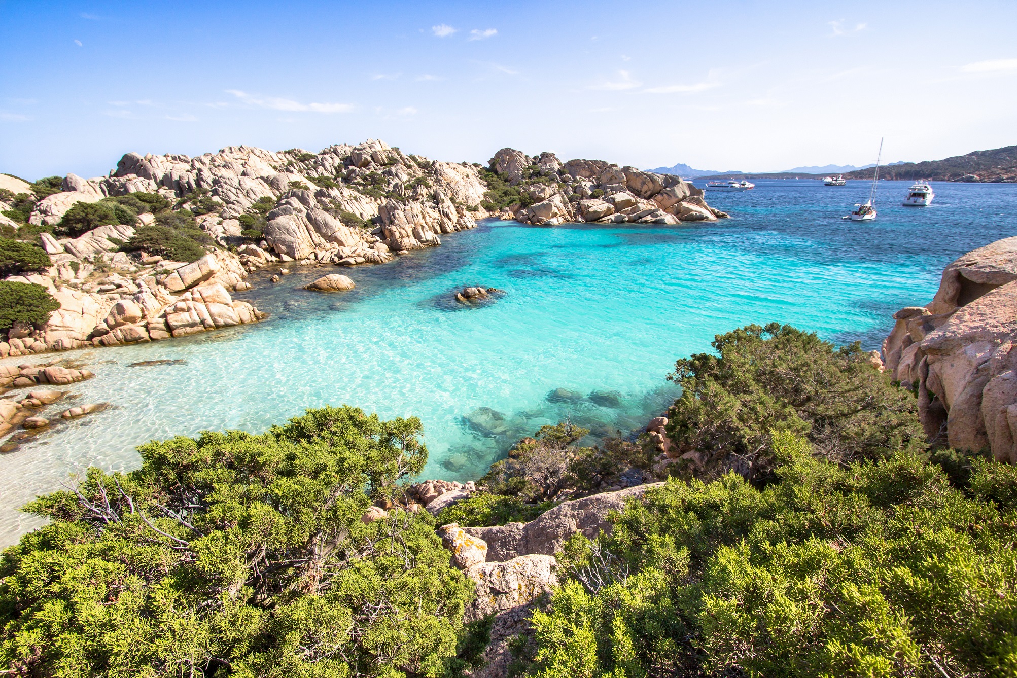 Cala Coticcio, Italia